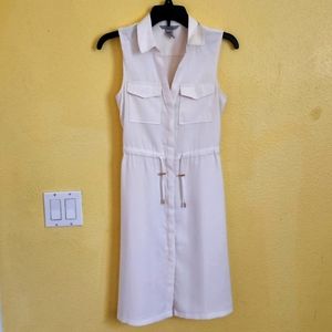 H&M cream-colored dress